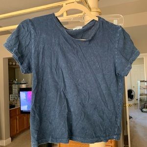 Re/Done Crop Shirt